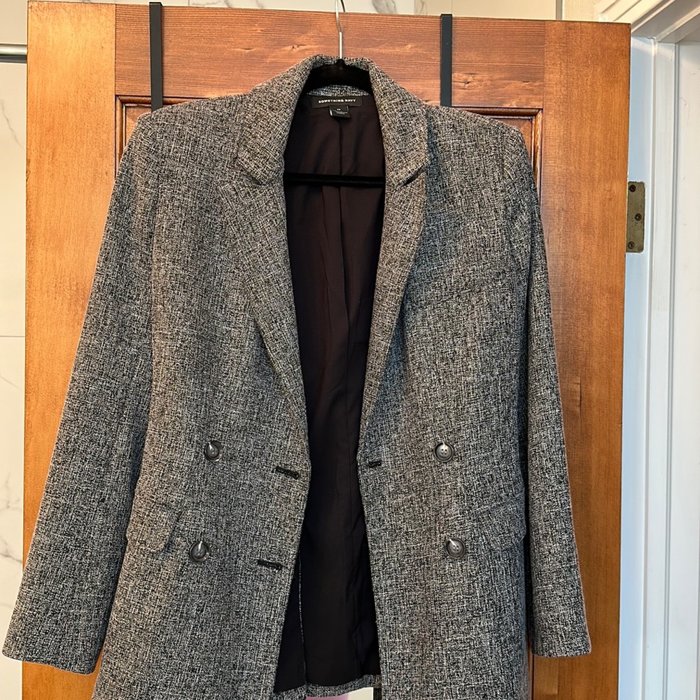 Something Navy oversized blazer